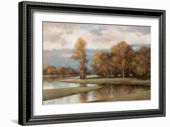 Winding River II-T.C. Chiu-Framed Art Print