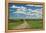 Winding road in Kansas Flint Hills-Michael Scheufler-Framed Premier Image Canvas