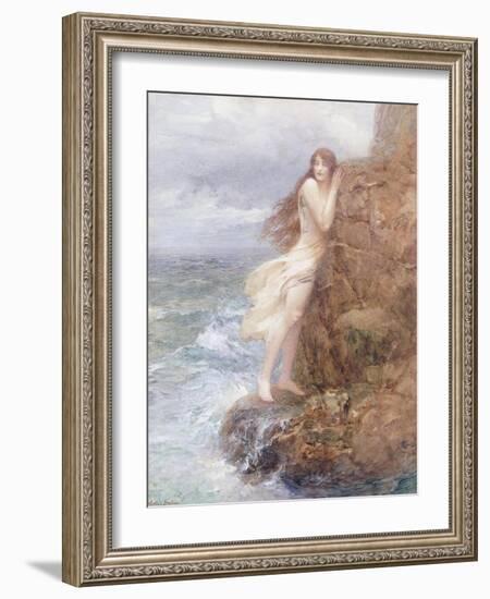 Winding the Skein-John William Godward-Framed Giclee Print