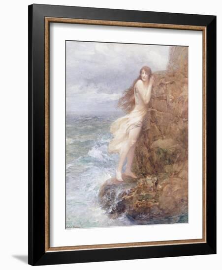 Winding the Skein-John William Godward-Framed Giclee Print