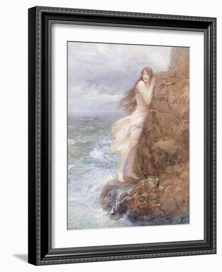 Winding the Skein-John William Godward-Framed Giclee Print