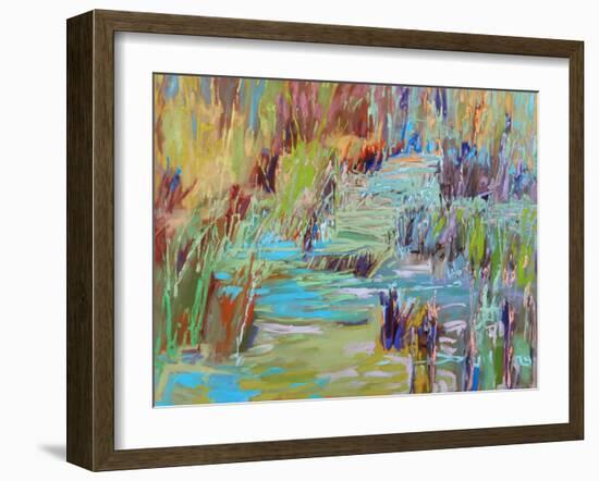 Winding Through-Jane Schmidt-Framed Art Print