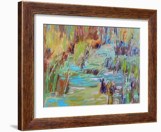 Winding Through-Jane Schmidt-Framed Art Print