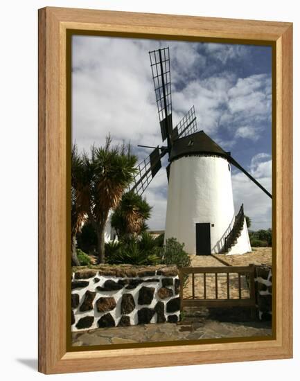 Windmill, Antigua, Fuerteventura, Canary Islands-Peter Thompson-Framed Premier Image Canvas