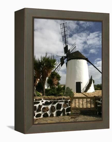 Windmill, Antigua, Fuerteventura, Canary Islands-Peter Thompson-Framed Premier Image Canvas