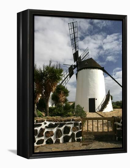 Windmill, Antigua, Fuerteventura, Canary Islands-Peter Thompson-Framed Premier Image Canvas