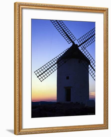 Windmill at Consuegra, Ruta de Don Quixote, Castilla La Mancha, Spain, Europe-Gavin Hellier-Framed Photographic Print
