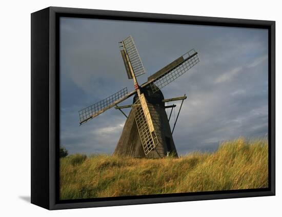 Windmill at Open Air Museum, Skagen, North Jutland, Denmark, Scandinavia, Europe-Ken Gillham-Framed Premier Image Canvas