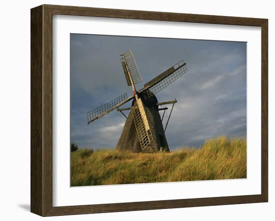 Windmill at Open Air Museum, Skagen, North Jutland, Denmark, Scandinavia, Europe-Ken Gillham-Framed Photographic Print