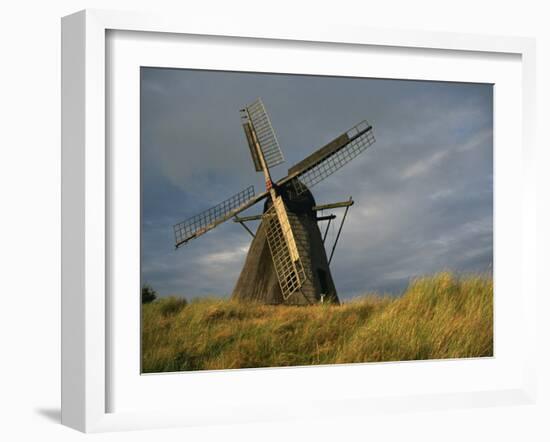 Windmill at Open Air Museum, Skagen, North Jutland, Denmark, Scandinavia, Europe-Ken Gillham-Framed Photographic Print
