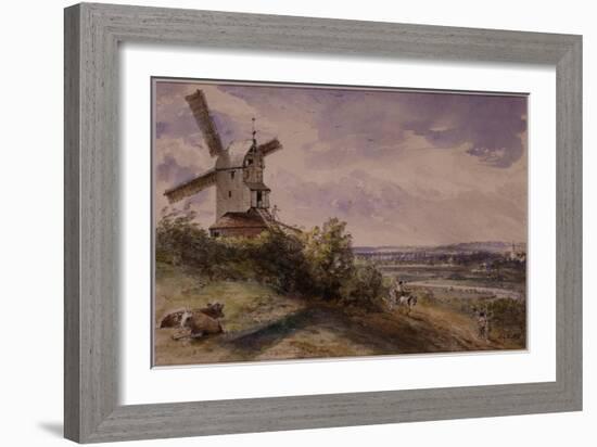 Windmill at Stoke, Near Ipswich-John Constable-Framed Giclee Print