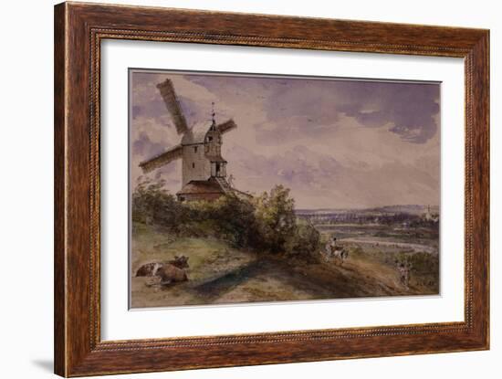 Windmill at Stoke, Near Ipswich-John Constable-Framed Giclee Print