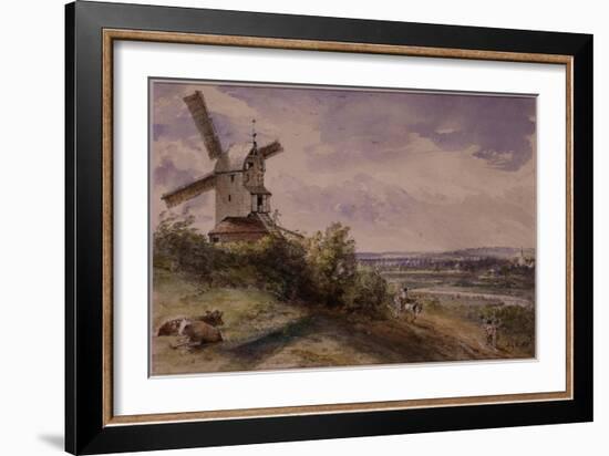 Windmill at Stoke, Near Ipswich-John Constable-Framed Giclee Print