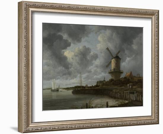 Windmill at Wijk Bij Duurstede-Jacob Isaacksz Van Ruisdael-Framed Art Print