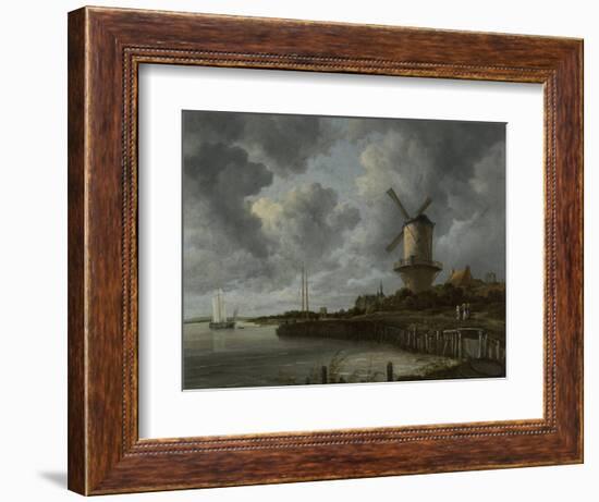 Windmill at Wijk Bij Duurstede-Jacob Isaacksz Van Ruisdael-Framed Premium Giclee Print