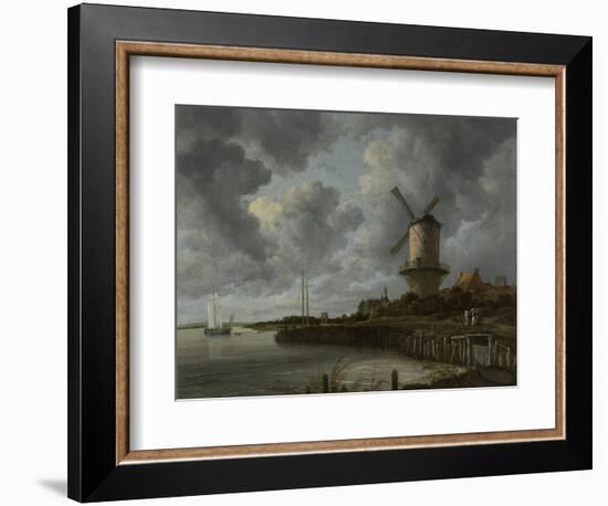 Windmill at Wijk Bij Duurstede-Jacob Isaacksz Van Ruisdael-Framed Premium Giclee Print