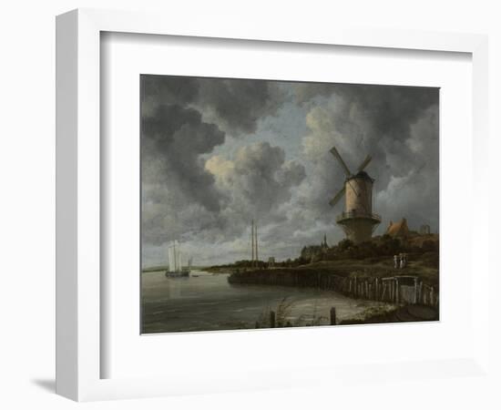 Windmill at Wijk Bij Duurstede-Jacob Isaacksz Van Ruisdael-Framed Premium Giclee Print