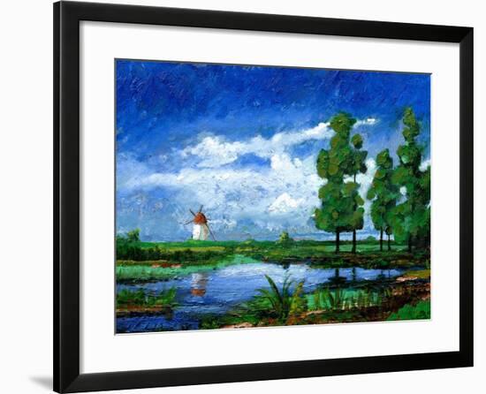 Windmill, Holland, 2006-Trevor Neal-Framed Giclee Print