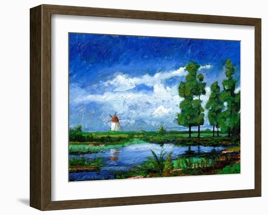 Windmill, Holland, 2006-Trevor Neal-Framed Giclee Print