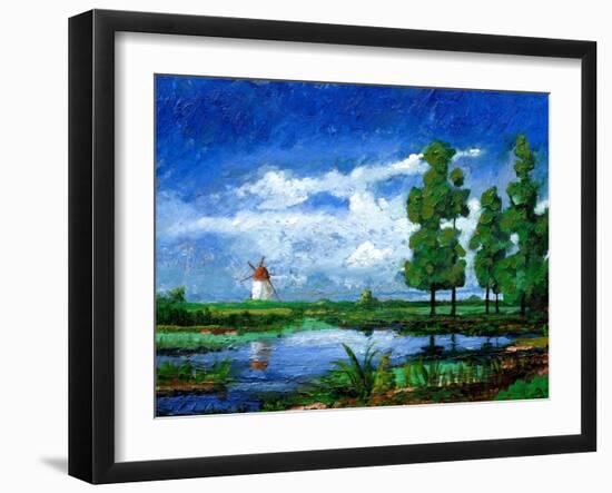 Windmill, Holland, 2006-Trevor Neal-Framed Giclee Print