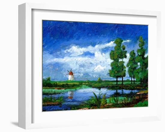 Windmill, Holland, 2006-Trevor Neal-Framed Giclee Print