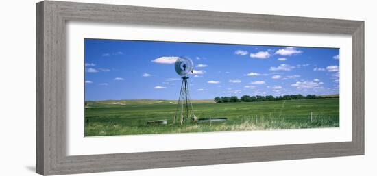 Windmill in a Field, Nebraska, USA-null-Framed Photographic Print