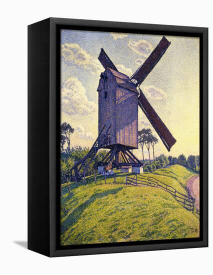 Windmill in Flanders; Moulin En Flandre, 1894-Théo van Rysselberghe-Framed Premier Image Canvas