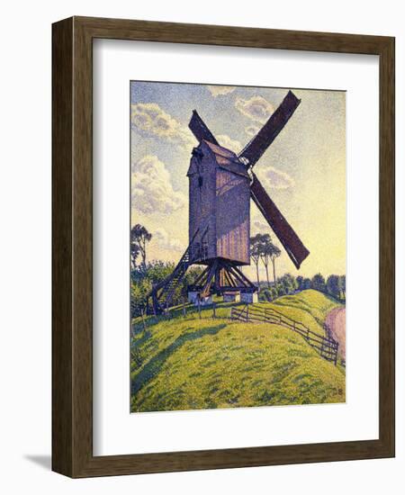 Windmill in Flanders; Moulin En Flandre, 1894-Théo van Rysselberghe-Framed Giclee Print