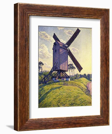 Windmill in Flanders; Moulin En Flandre, 1894-Théo van Rysselberghe-Framed Giclee Print