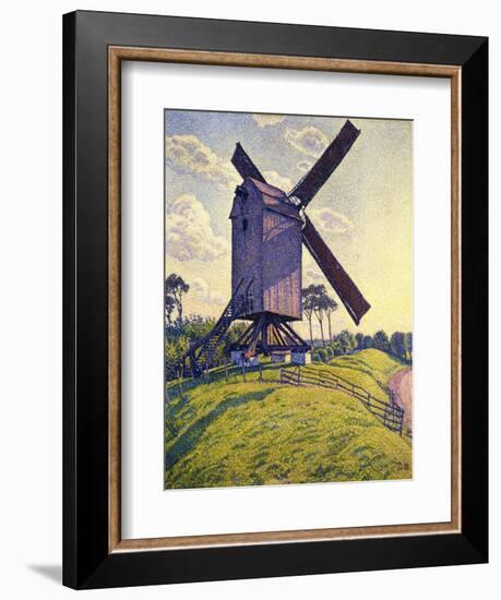 Windmill in Flanders; Moulin En Flandre, 1894-Théo van Rysselberghe-Framed Giclee Print