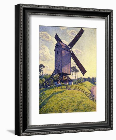 Windmill in Flanders; Moulin En Flandre, 1894-Théo van Rysselberghe-Framed Giclee Print