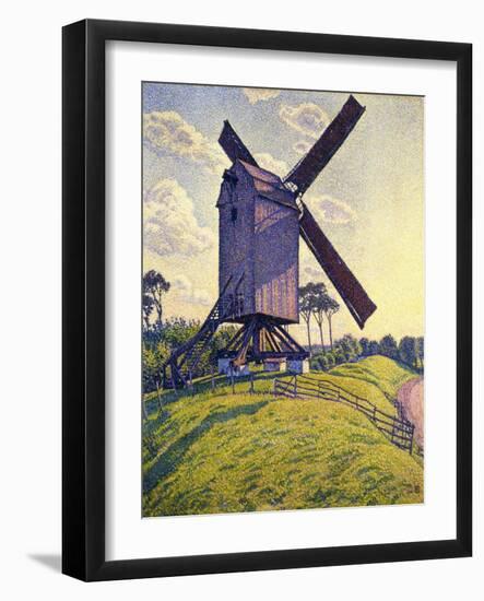 Windmill in Flanders; Moulin En Flandre, 1894-Théo van Rysselberghe-Framed Giclee Print