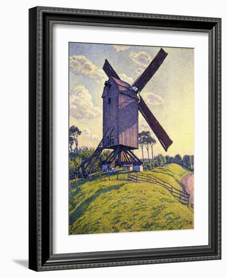 Windmill in Flanders; Moulin En Flandre, 1894-Théo van Rysselberghe-Framed Giclee Print