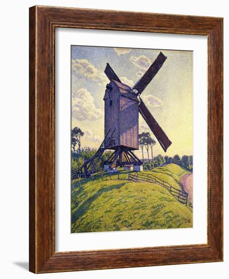 Windmill in Flanders-Theo Rysselberghe-Framed Giclee Print