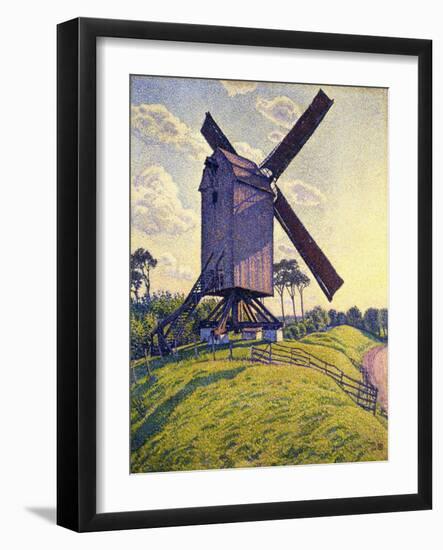 Windmill in Flanders-Theo Rysselberghe-Framed Giclee Print