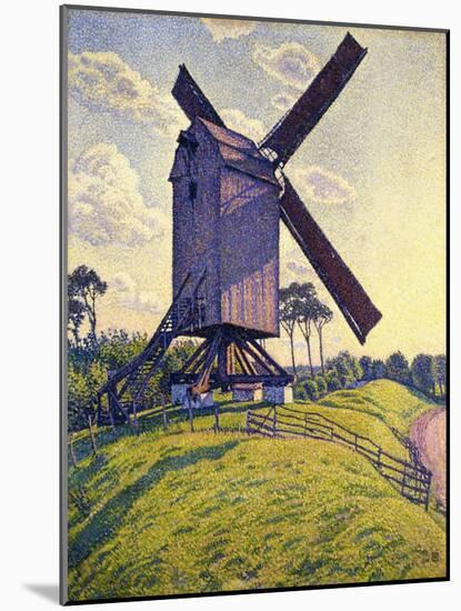 Windmill in Flanders-Theo Rysselberghe-Mounted Giclee Print