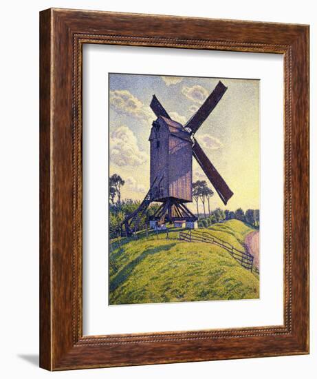 Windmill in Flanders-Theo Rysselberghe-Framed Giclee Print