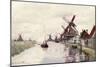 Windmill in Holland, 1871-Claude Monet-Mounted Giclee Print