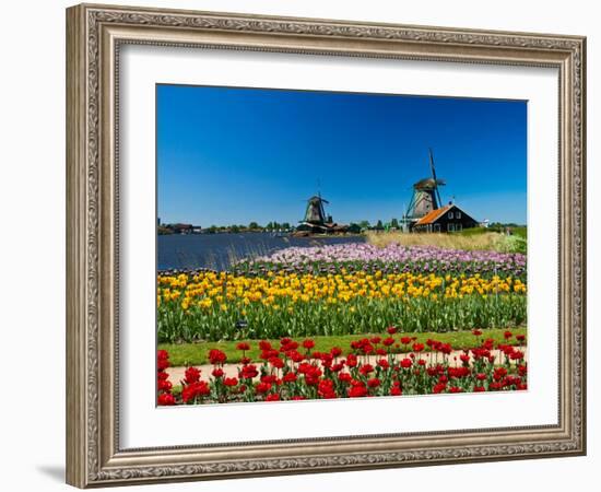 Windmill in Holland-lucasantilli-Framed Photographic Print