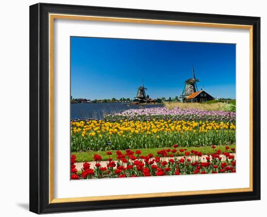 Windmill in Holland-lucasantilli-Framed Photographic Print