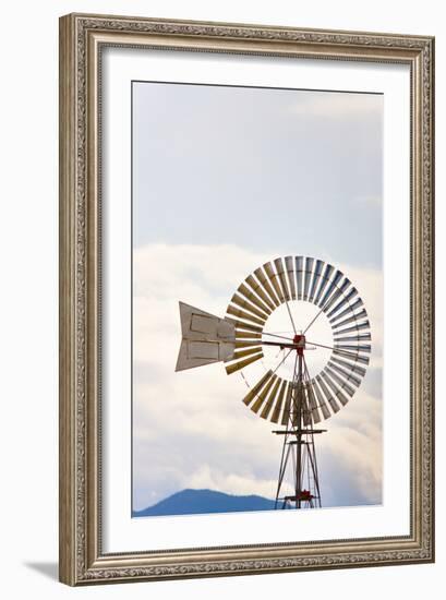 Windmill in Montana-Jason Savage-Framed Art Print