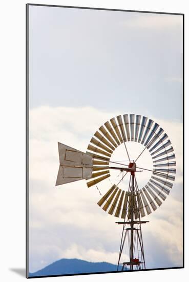 Windmill in Montana-Jason Savage-Mounted Art Print