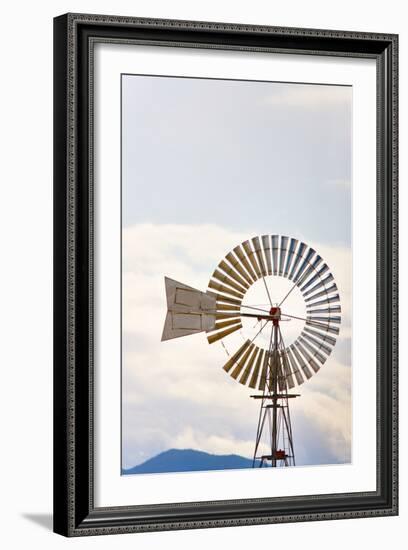 Windmill in Montana-Jason Savage-Framed Art Print