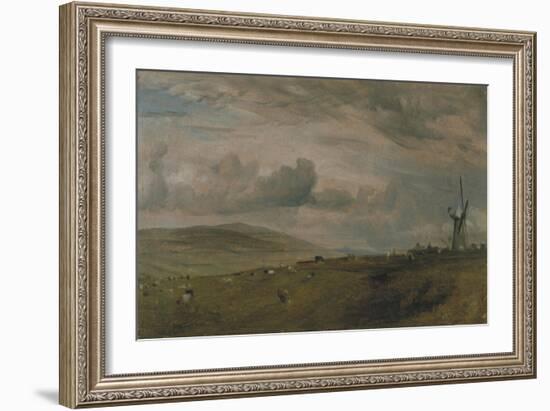 Windmill Near Brighton, East Sussex-John Constable-Framed Giclee Print