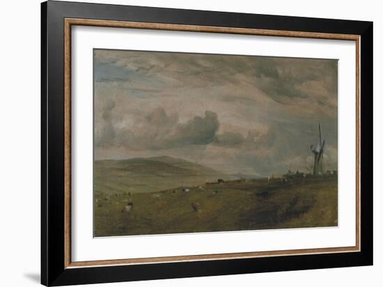 Windmill Near Brighton, East Sussex-John Constable-Framed Giclee Print