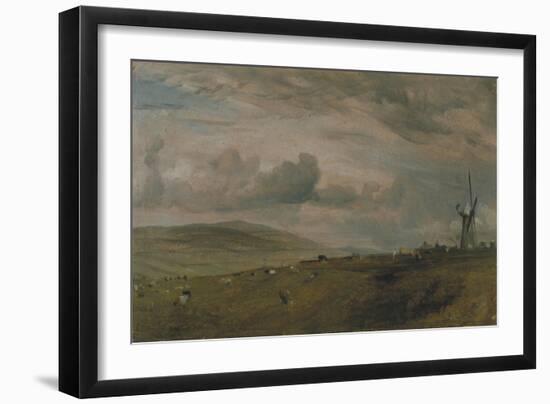 Windmill Near Brighton, East Sussex-John Constable-Framed Giclee Print