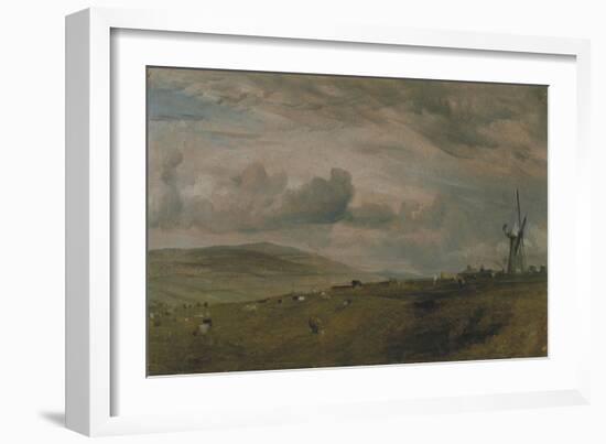 Windmill Near Brighton, East Sussex-John Constable-Framed Giclee Print