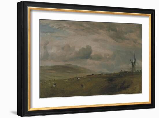 Windmill Near Brighton, East Sussex-John Constable-Framed Giclee Print