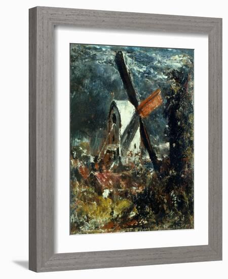 Windmill Near Brighton, East Sussex-John Constable-Framed Giclee Print