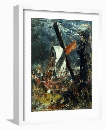 Windmill Near Brighton, East Sussex-John Constable-Framed Giclee Print